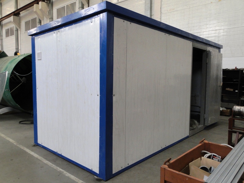 Технологический павильон для КНС (канализационных насосных станций)