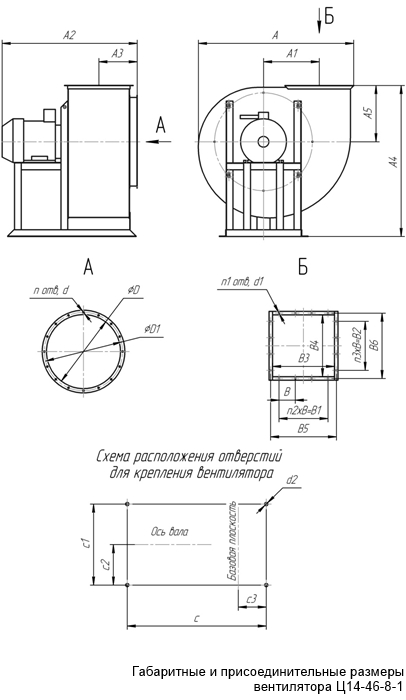 Габаритные и присоединительные размеры 